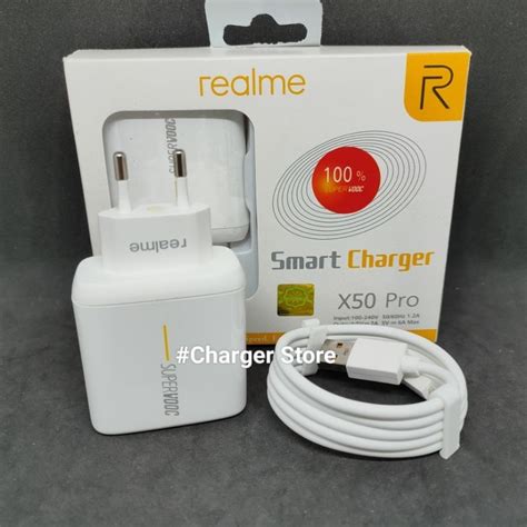 Charger Realme ORIGINAL 100 SUPER VOOC DART Fast Charging 5V 4A Micro USB Type C